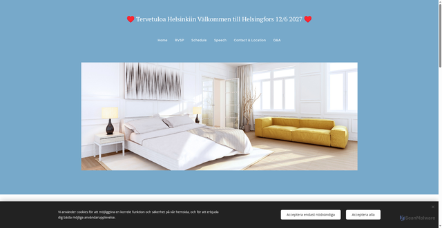 Security scan screenshot of https://anniochludwig.se