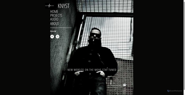 Security scan screenshot of https://knyst.se