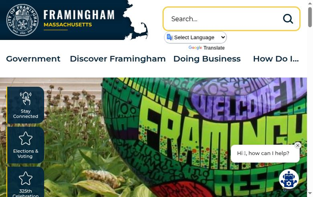 Security scan screenshot of https://www.framinghamma.gov/135/Police