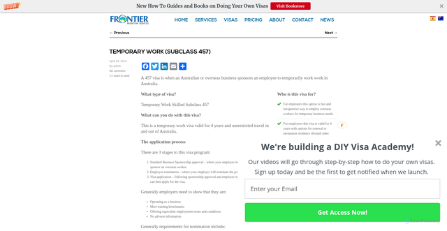 Security scan screenshot of https://frontiermigration.pages.dev/portfolio/457-visas/