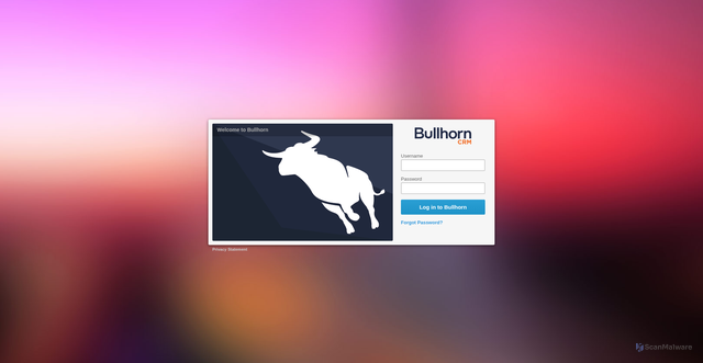Security scan screenshot of https://cls34.bullhornstaffing.com