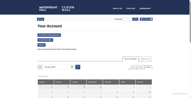 Security scan screenshot of https://secure.waterfront.co.uk/