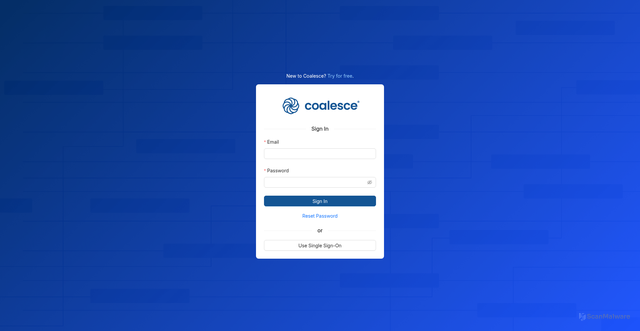 Security scan screenshot of https://medtronic.app.coalescesoftware.io