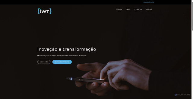 Security scan screenshot of https://iwt.com.br