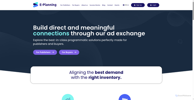 Security scan screenshot of https://sync.e-planning.net/