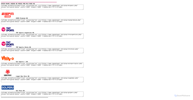 Security scan screenshot of https://capoplay.net