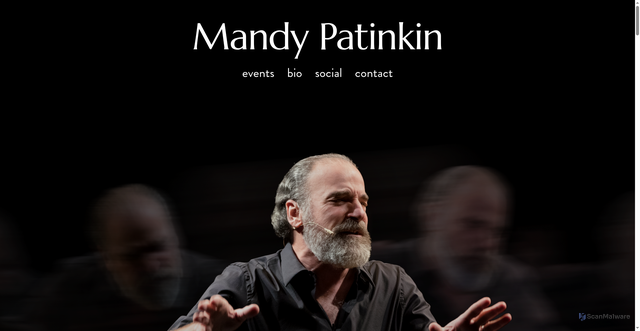 Security scan screenshot of https://www.mandypatinkin.org/