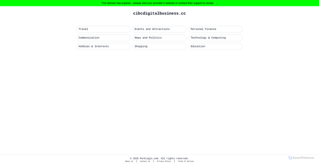 Security scan screenshot of http://api.cibcdigitalbusiness.cc/
