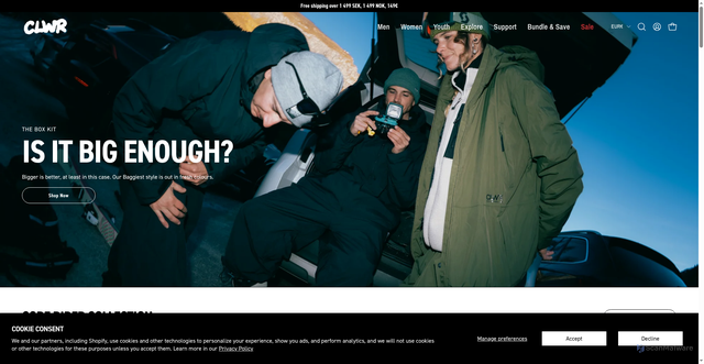 Security scan screenshot of https://www.colourwear.com/