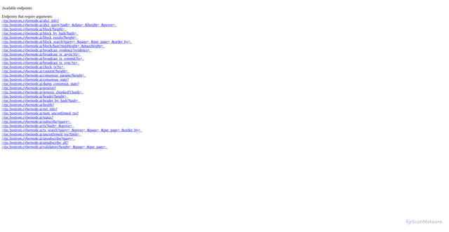 Security scan screenshot of https://rpc-cyber.keplr.app