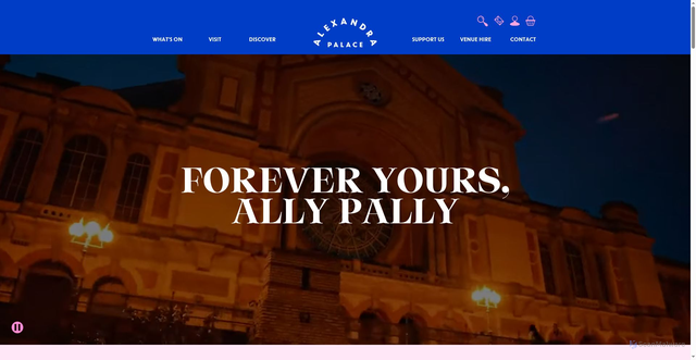 Security scan screenshot of https://alexandrapalace.com