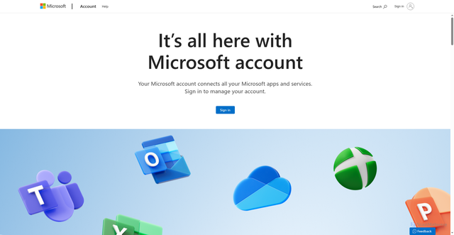 Security scan screenshot of https://commerce.microsoft.com