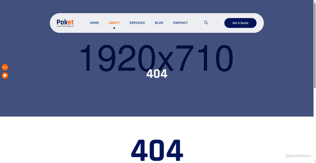 Security scan screenshot of https://knaconstructionllc.com/error.html