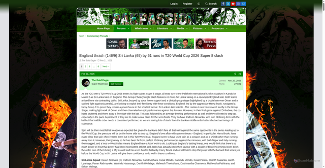 Security scan screenshot of https://ppforum.pakpassion.net/threads/england-thrash-146-9-sri-lanka-95-by-51-runs-in-t20-world-cup-2026-super-8-clash.320638/