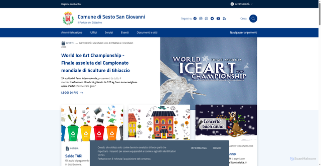 Security scan screenshot of https://sestosg.net/