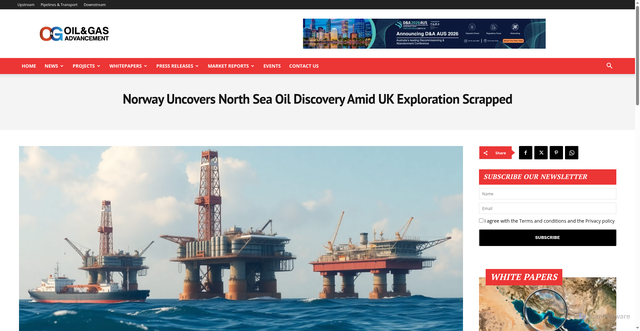 Security scan screenshot of https://www.oilandgasadvancement.com/news/norway-uncovers-north-sea-oil-discovery-amid-uk-exploration-scrapped/