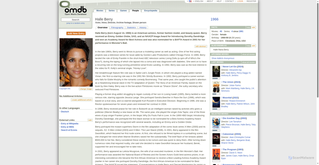 Security scan screenshot of https://www.omdb.org/en/us/person/4587-halle-berry