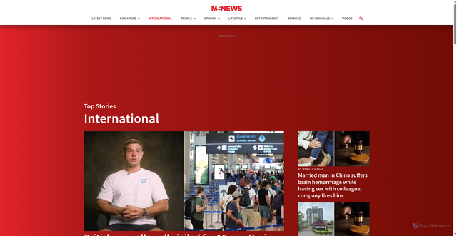 Security scan screenshot of https://mustsharenews.com/category/international/page/633/