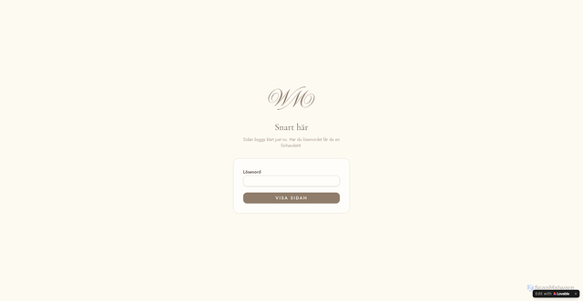 Security scan screenshot of https://wilhelminaochmagnus.se