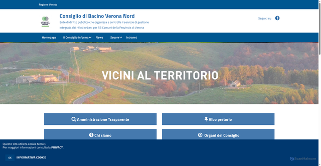 Security scan screenshot of http://www.consiglioveronanord.it/hh/index.php?jvs=0&acc=1