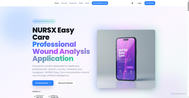 Security scan screenshot of https://nurs-x.ch/