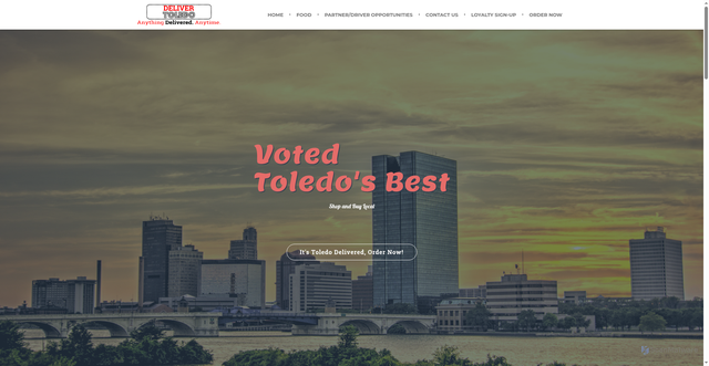 Security scan screenshot of https://www.delivertoledo.com/