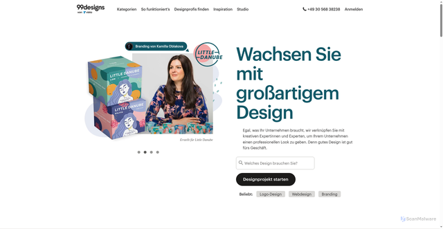 Security scan screenshot of https://99designs.ch