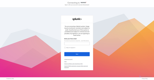 Security scan screenshot of https://splunk.us.newsweaver.com