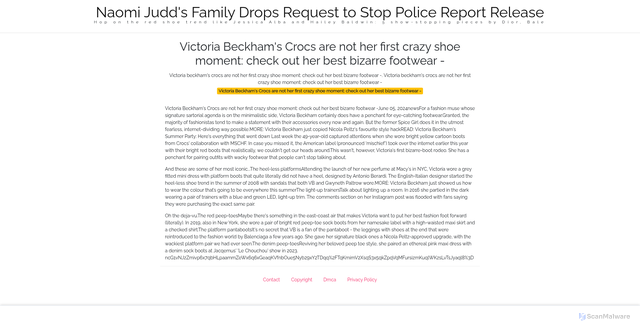 Security scan screenshot of https://djrhqjlsitus-4u97dvkdag.edgeone.app/21464-victoria-beckhams-crocs-are-not-her-first-crazy-shoe-moment-check-out-her-best-bizarre-footwear.html