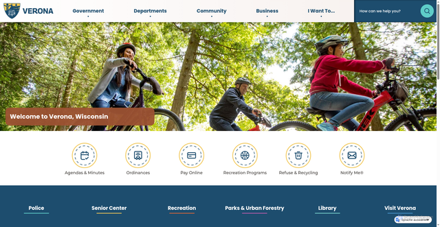 Security scan screenshot of https://veronawi.gov/