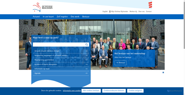 Security scan screenshot of https://hdsr.nl