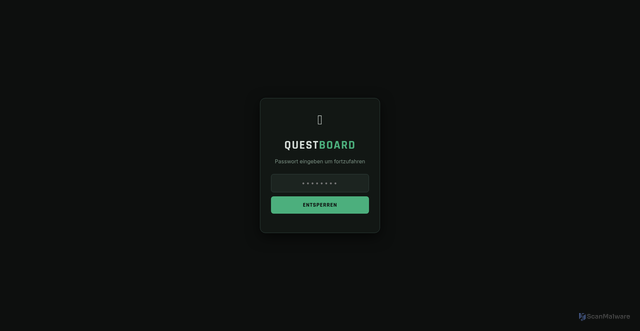 Security scan screenshot of http://questboard-01e.pages.dev/