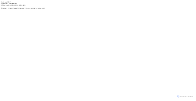 Security scan screenshot of https://www.kingedwardvi.org.uk/robots.txt