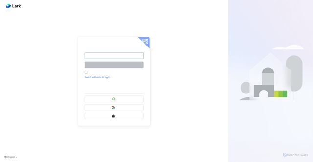 Security scan screenshot of https://doesnotexists.larksuite.com