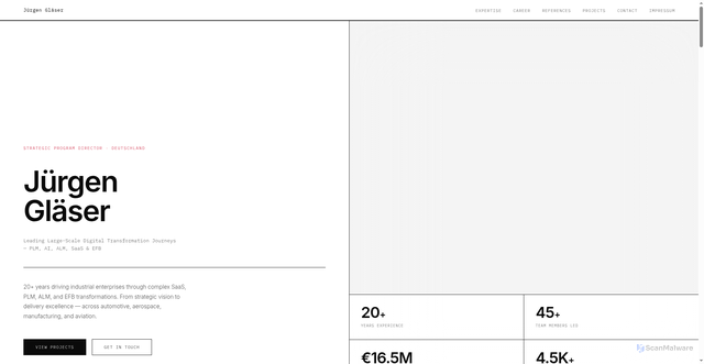 Security scan screenshot of https://jglaeser-ts00aivc4m.edgeone.app/