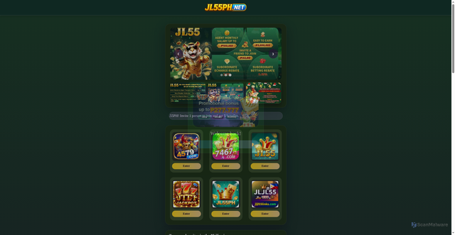 Security scan screenshot of https://jl55ph.vip/?host=https://8de2y4.com?ch=64285