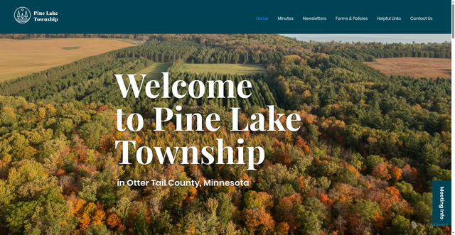 Security scan screenshot of https://www.pinelaketownshipotcmn.gov/