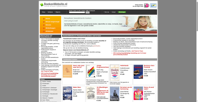 Security scan screenshot of https://www.boekenwebsite.nl