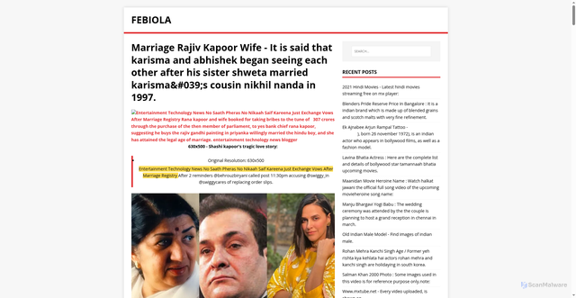 Security scan screenshot of https://labioser.pages.dev/post/marriage-rajiv-kapoor-wife/