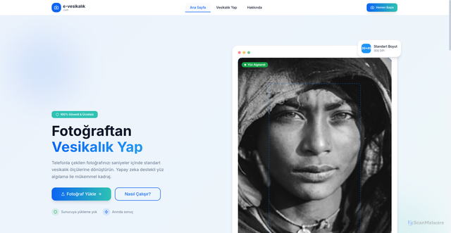 Security scan screenshot of http://e-vesikalik.com/