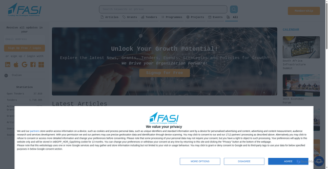 Security scan screenshot of https://fasi.biz