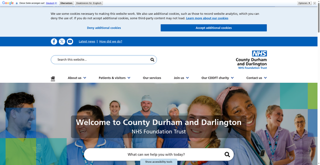 Security scan screenshot of https://www.cddft.nhs.uk/
