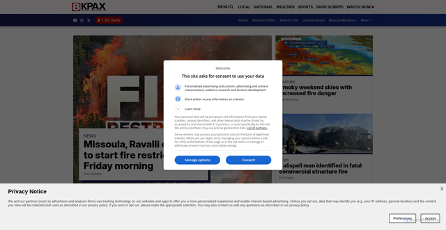 Security scan screenshot of https://kpax.com
