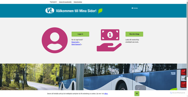Security scan screenshot of https://vl.ridango.com/