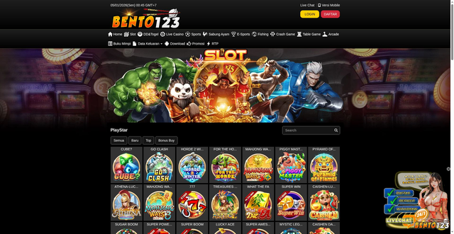 Security scan screenshot of https://ndxx1-bento123.com/desktop/game/slot/playstar