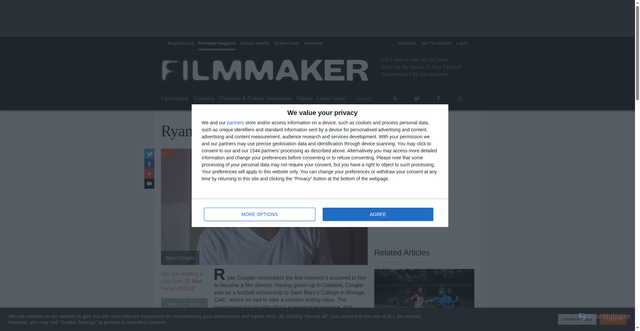 Security scan screenshot of https://filmmakermagazine.com/people/ryan-coogler/