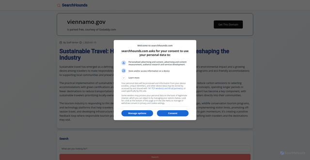 Security scan screenshot of https://viennamo.gov/