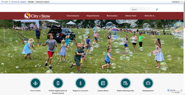 Security scan screenshot of https://stowohio.org