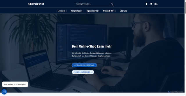 Security scan screenshot of https://zwei.gmbh