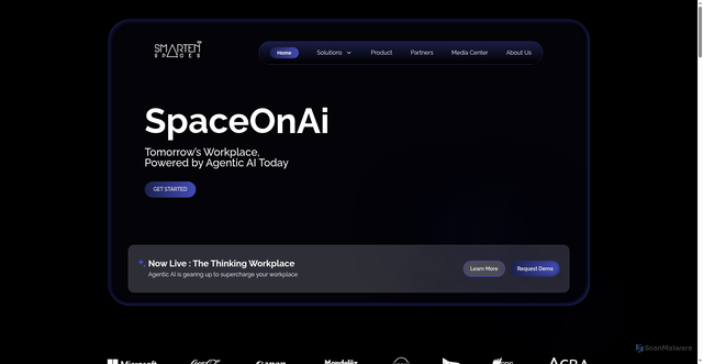 Security scan screenshot of https://smartenspaces.com